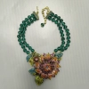 2024 new design fashion fancy grace sunflowers necklace