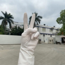 medical latex gloves hospital supplier fda510k en455