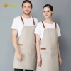 2023 new design apron halter apron for waiter chef housekeeping work Color Color 4