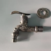 G1/2 dragon pattern metal alloy sink fast on tap garden faucet